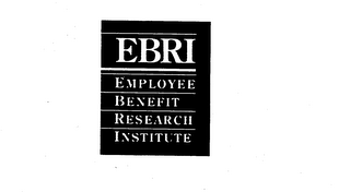 EBRI EMPLOYEE BENEFIT RESEARCH INSTITUTE logo