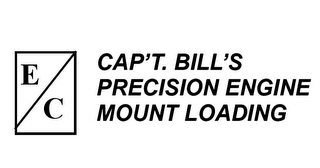 EC CAP'T. BILL'S PRECISION ENGINE MOUNT LOADING logo