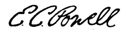 E.C. POWELL logo