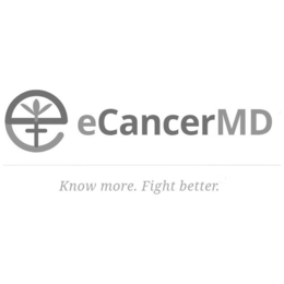 ECANCERMD  "KNOW MORE. FIGHT BETTER." logo