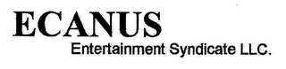 ECANUS ENTERTAINMENT SYNDICATE LLC. logo