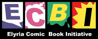 ECBI ELYRIA COMIC BOOK INITIATIVE logo
