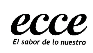ECCE EL SABOR DE LO NUESTRO logo