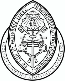 ECCLESIA GNOSTICA APOSTOLICA CATHOLICA ET LUX IN TENEBRIS LUCET, ET TENEBRAE EAM NON PERCIPERANT: logo