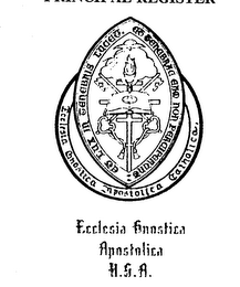 ECCLESIA GNOSTICA APOSTOLICA U.S.A. ET LUX IN TENEBRIS LUCET ET TENEBRAE EAM NONPERCIPERANT ECCLESIA GNOSTICA APOSTOLICA CATHOLICA logo