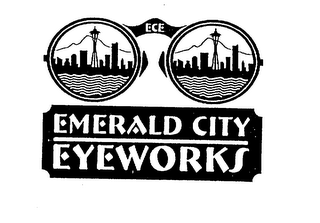 ECE EMERALD CITY EYEWORKS logo