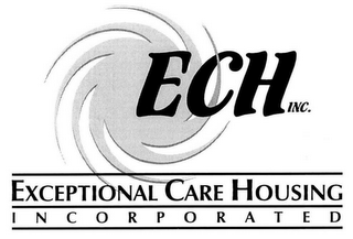 ECH INC. EXCEPTIONAL CARE HOUSING INCORPORATED logo