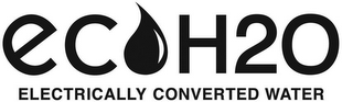 ECH2O ELECTRICALLY CONVERTED WATER logo