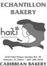 ECHANTILLON BAKERY HAITI FONN NAN BOUCH5233 OLD WINTER GARDEN RD. #C ORLANDO, FL 32811 · 407-299-3295 CARIBBEAN BAKERY logo
