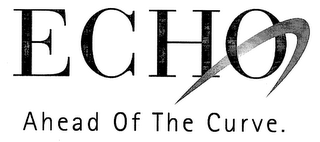 ECHO AHEAD OF THE CURVE. logo