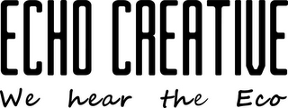 ECHO CREATIVE WE HEAR THE ECO logo