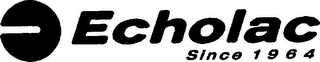 ECHOLAC SINCE 1964 logo