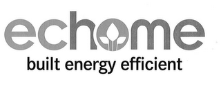 ECHOME BUILT ENERGY EFFICIENT logo