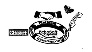 ECHOSOFT CORPORATION TECHOSUPPORT GOLD PLATINUM SILVER logo