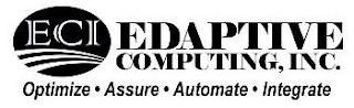 ECI EDAPTIVE COMPUTING, INC.  OPTIMIZE ASSURE AUTOMATE INTEGRATE logo