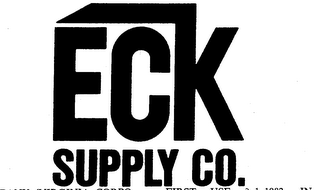 ECK SUPPLY CO. logo