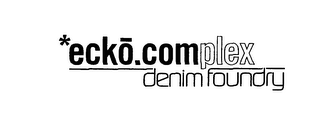 *ECKO.COMPLEX DENIM FOUNDRY logo