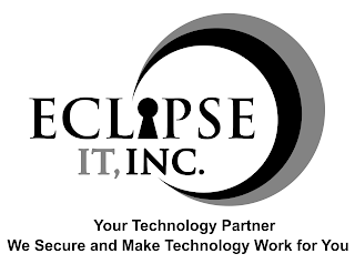 ECLIPSE IT, INC. YOUR TECHNOLOGY PARTNER WE SECURE AND MAKE TECHNOLOGY WORK FOR YOU logo