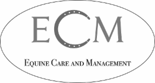 ECM EQUINE CARE AND MANAGEMENT logo
