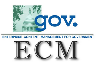 ECM GOV. ENTERPRISE CONTENT MANAGEMENT FOR GOVERNMENT logo