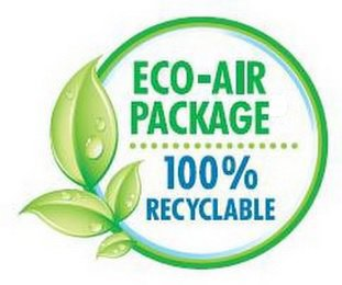 ECO-AIR PACKAGE 100% RECYCLABLE logo