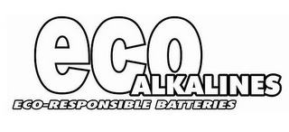 ECO ALKALINES ECO-RESPONSIBLE BATTERIES logo