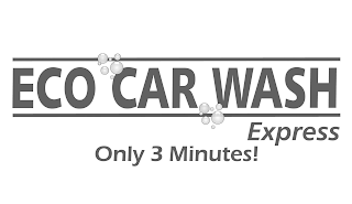 ECO CAR WASH EXPRESS ONLY 3 MINUTES! logo