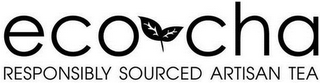 ECO CHA RESPONSIBLY SOURCED ARTISAN TEA logo