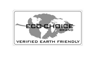 ECO-CHOICE BRAND VERIFIED EARTH FRIENDLY logo