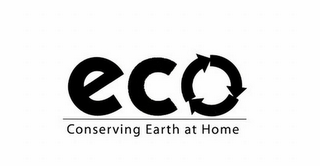 ECO CONSERVING EARTH AT HOME logo