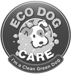ECO DOG CARE I'M A CLEAN GREEN DOG logo