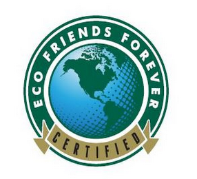 ECO FRIENDS FOREVER CERTIFIED logo