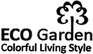 ECO GARDEN COLORFUL LIVING STYLE logo
