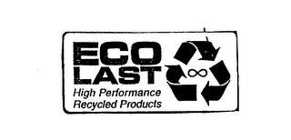 ECO LAST HIGH PERFORMANCE RECYCLED PRODUCTS logo