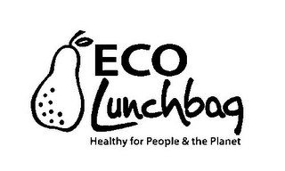 ECO LUNCHBAG HEALTHY FOR PEOPLE & THE PLANET logo