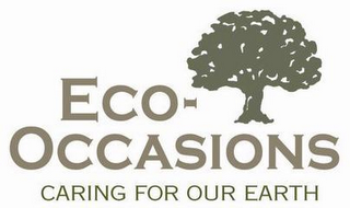 ECO-OCCASIONS CARING FOR OUR EARTH logo