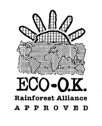 ECO-O.K. RAINFOREST ALLIANCE APPROVED logo