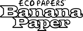 ECO PAPERS' BANANA PAPER logo