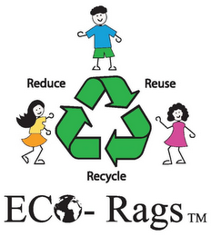ECO-RAGS REDUCE REUSE RECYCLE logo