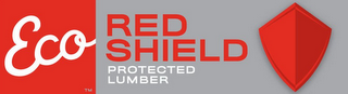 ECO RED SHIELD PROTECTED LUMBER logo