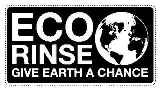 ECO RINSE GIVE EARTH A CHANCE logo