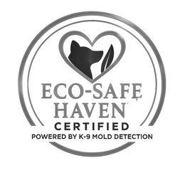 ECO-SAFE HAVEN CERTIFIED POWERED BY K-9 MOLD DETECTION logo