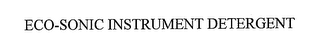 ECO-SONIC INSTRUMENT DETERGENT logo