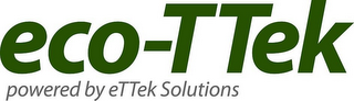 ECO-TTEK POWERED BY ETTEK SOLUTIONS logo
