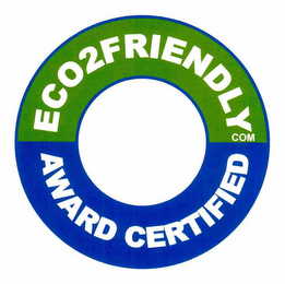 ECO2FRIENDLY COM AWARD CERTIFIED logo