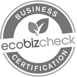 ECOBIZCHECK BUSINESS CERTIFICATION logo