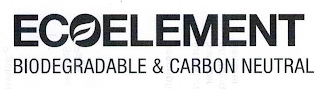 ECOELEMENT BIODEGRADABLE & CARBON NEUTRAL logo