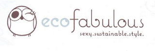 ECOFABULOUS SEXY. SUSTAINABLE. STYLE. logo