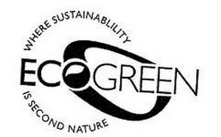 ECOGREEN WHERE SUSTAINABILITY IS SECOND NATURE logo