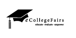 ECOLLEGEFAIRS EDUCATE · EVALUATE · EMPOWER logo